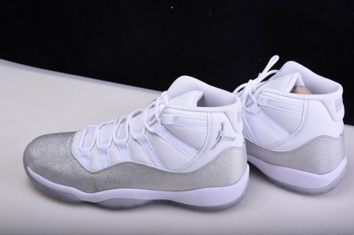 jordan 11 retro white metallic silver - ar0715-100