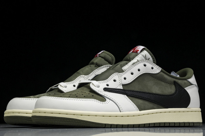 travis scott x air jordan 1 low og olive dm7866-200