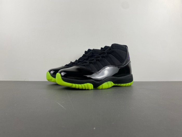 Air Jordan 11 GS Black/Barely Volt IB1378-001