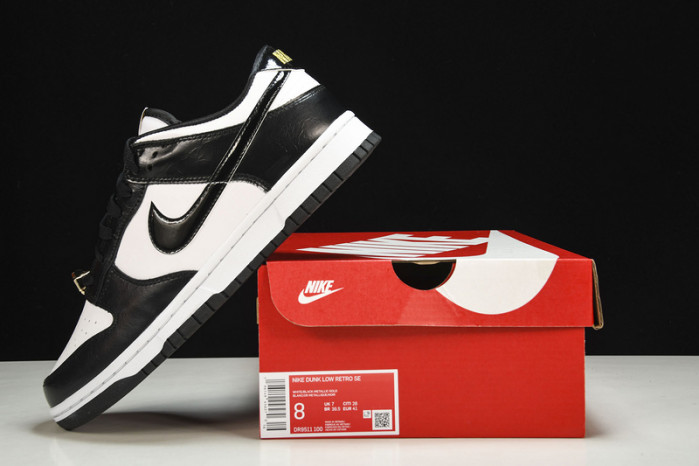 nike dunk low world champs black white dr9511-100