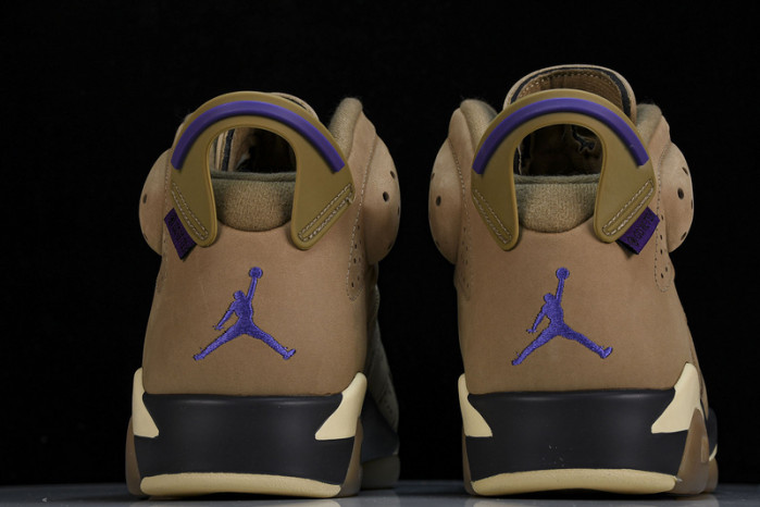 air jordan 6 gore-tex brown kelp fd1643-300