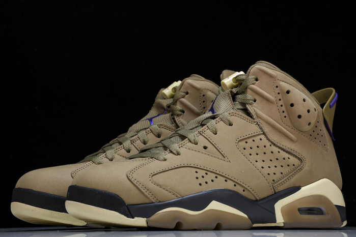 air jordan 6 gore-tex brown kelp fd1643-300