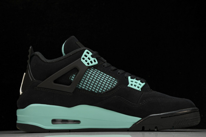 air jordan 4 black tiff any green bq7669-132