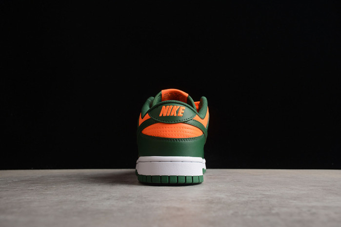 nike dunk low retro miami hurricanes - dd1391-300