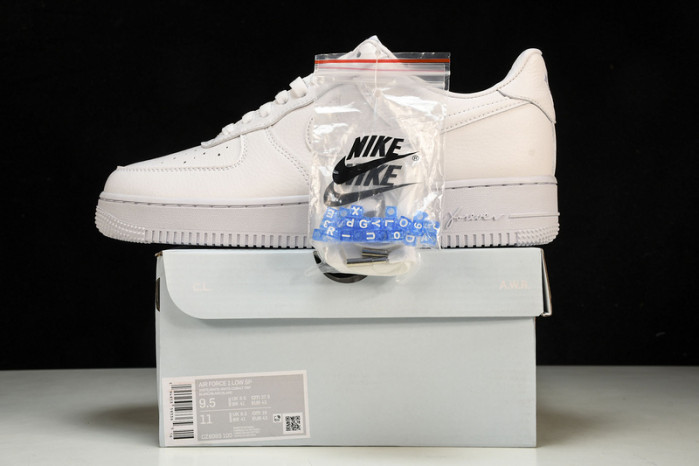 nocta x nike air force 1 07 low certified lover boy white cz8065-100