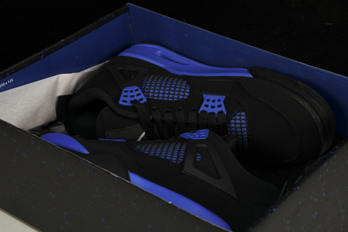 air jordan 4black game royal ct8527-017