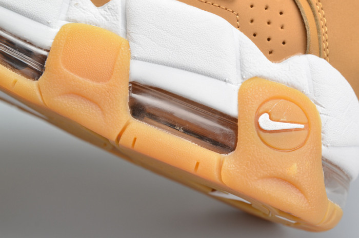 nike air more uptempo prm “wheat” brown mens aa4060-200