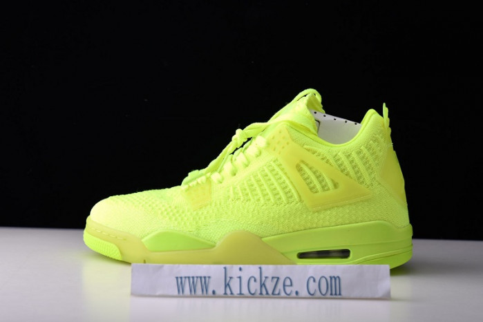 air jordan 4 flyknit “volt” aq3559-700