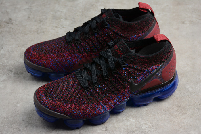 nike air vapormax flyknit 2 team red womens 942843-006