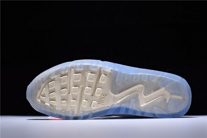 of x nike air max 90 am90 the ten 10 sail muslin virgil abloh aa7293-100