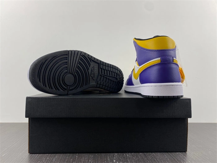 Jordan 1 Mid Lakers DQ8426- Functional 3696