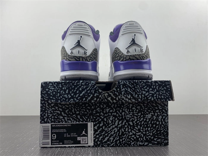 ZipUp Jordan 3 Retro Dark Iris CT8532- 3826