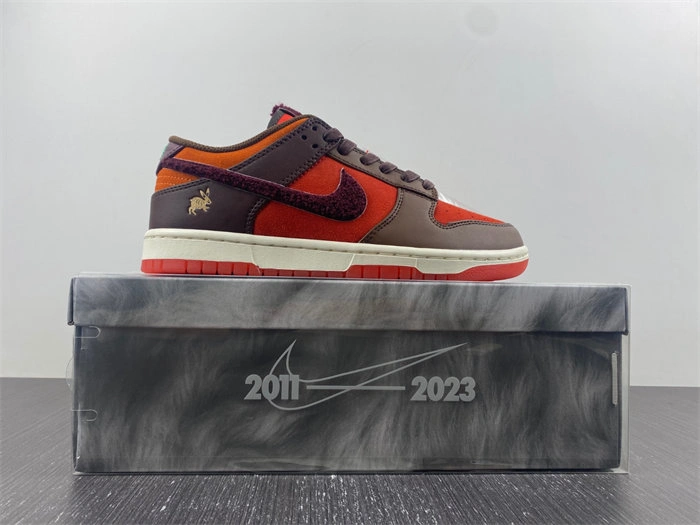 Nike Dunk Low Retro PRM Year of the Rabbit Light Crimson FD4203- EyeCatching 4630